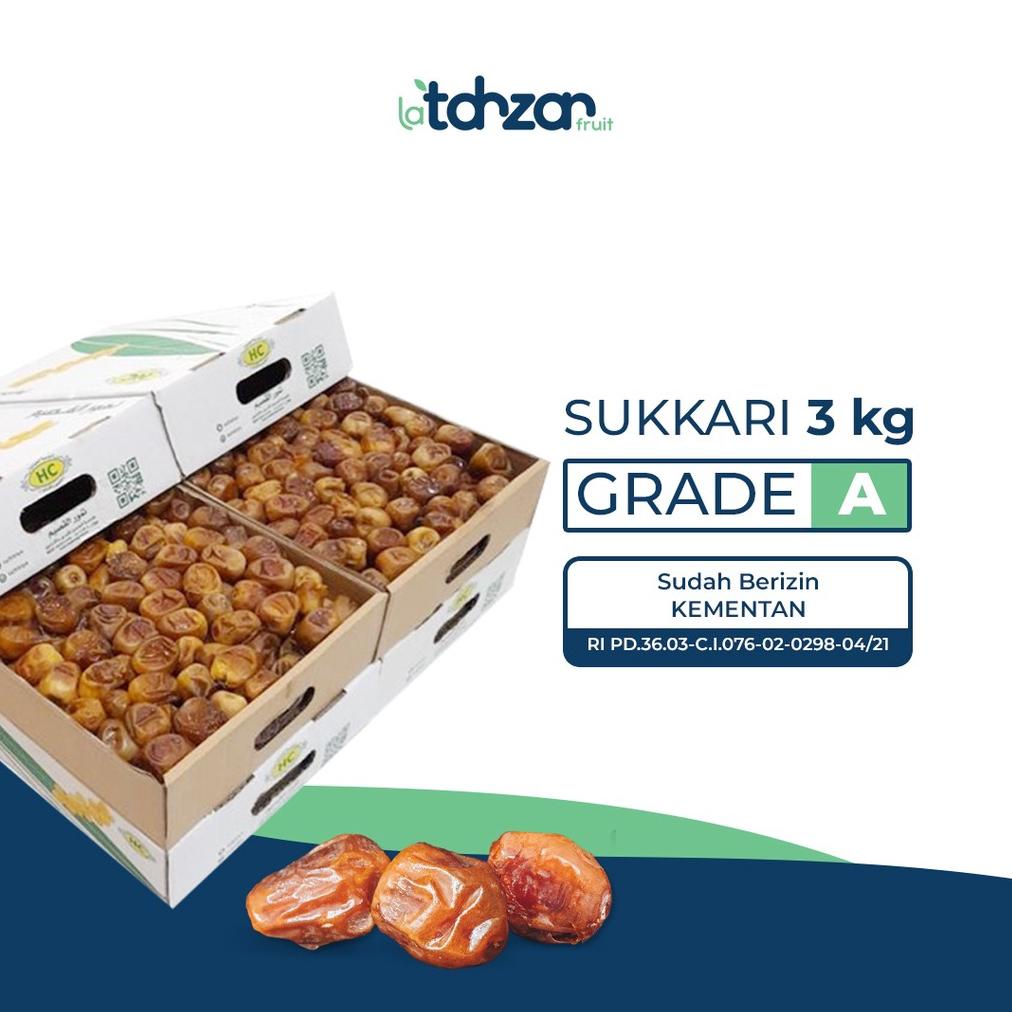 

Kurma Sukari Dus Kurma Basah / Kurma Raja 3 Kg Grosir Oleh-Oleh Haji Dan Umroh Promo Best Seller!