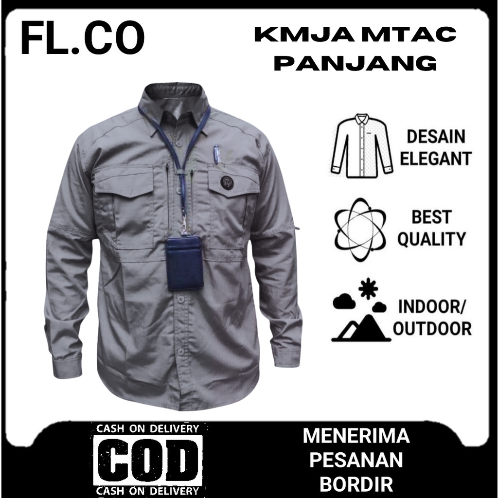 KEMEJA TACTICAL M-TAC LENGAN PANJANG / KEMEJA TACTICAL LAPANGAN OUTDOOR