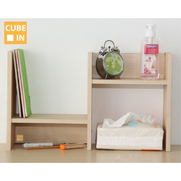 

Cube In Rak Buku Desk Organizer Minimalis Warna Maple