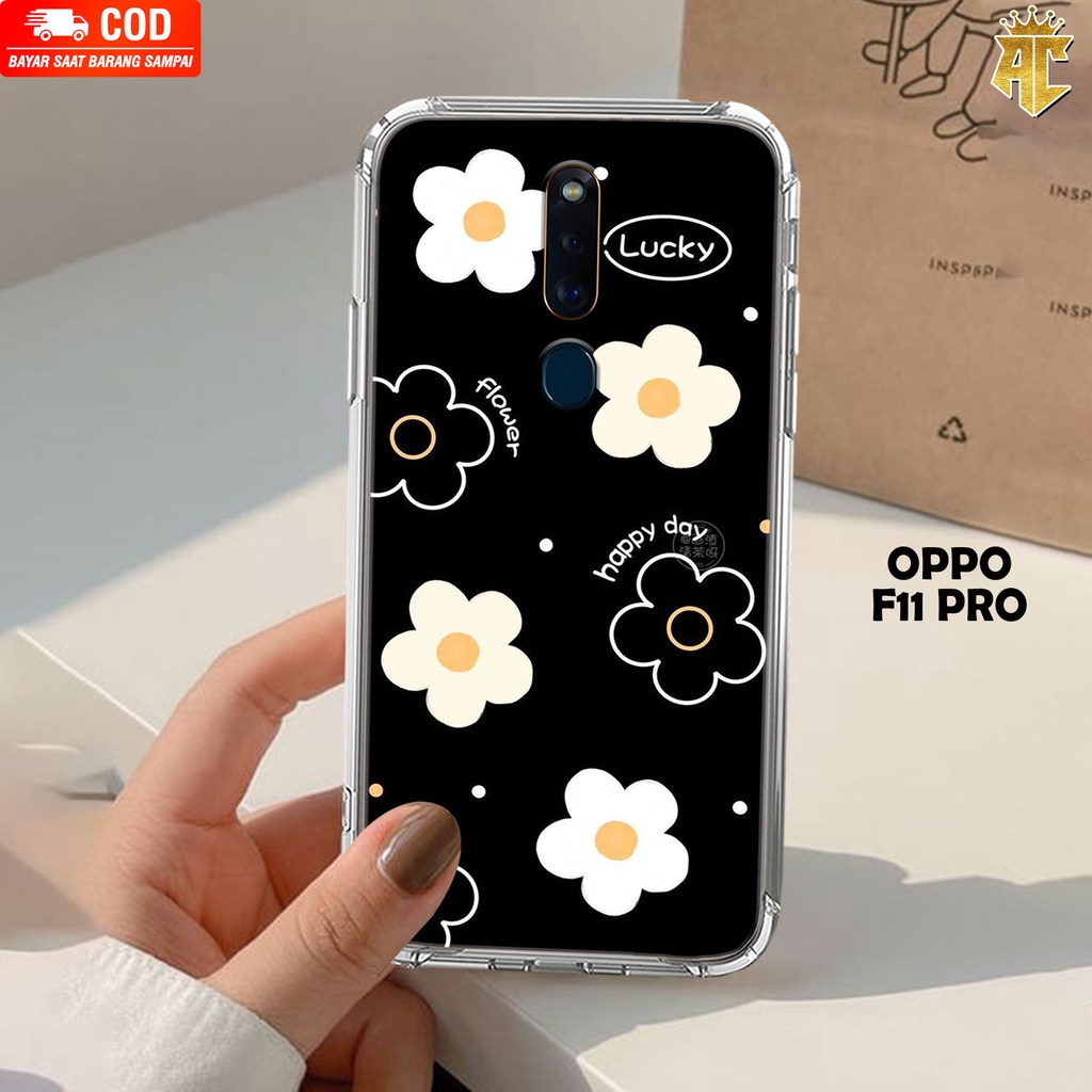 CASE OPPO F11 PRO - Casing OPPO F11 PRO Terbaru AERO STORE [ MOTIF 14 ] Silikon - Case Hp - Case Mew
