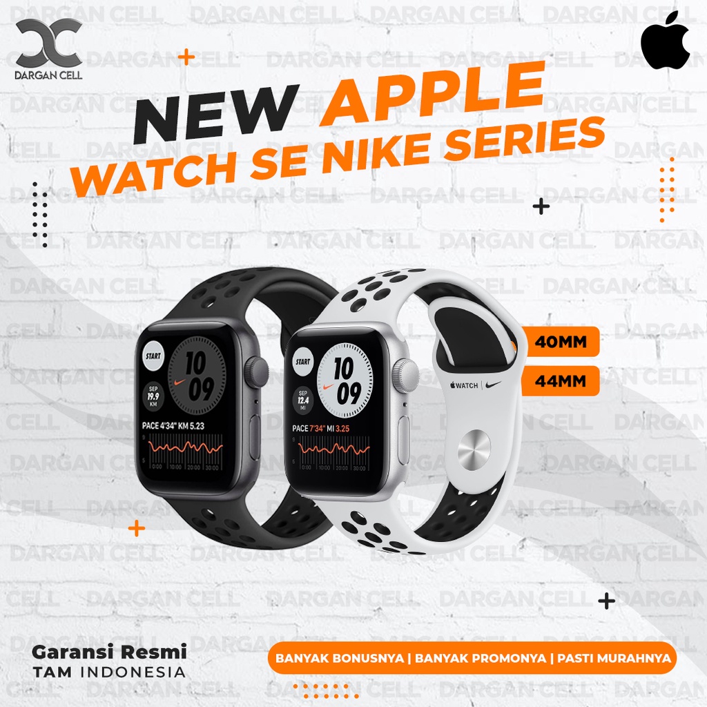 APPLE WATCH SE NIKE SERIES FULLSET SECOND RESMI