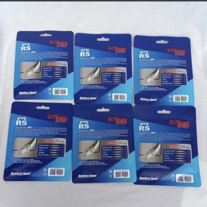 Senar Raket Badminton New Rs Power Gut Sharp 66 Original #Original