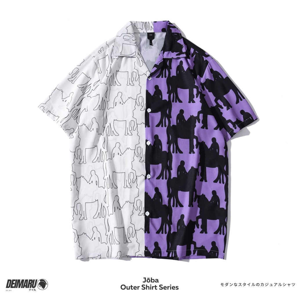 Kemeja Joba Jiyuu Shirt Series - Outer Casual Pria Wanita Vintage
