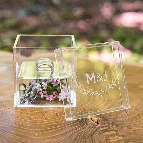 Box Cincin Akrilik Mahar Seserahan Lamaran Pernikahan Engagement Wedding