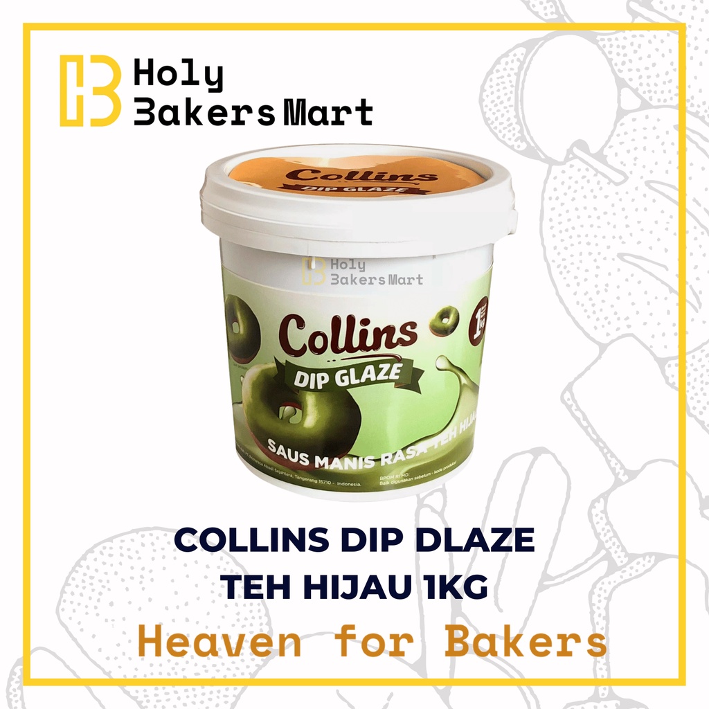 

COLLINS DIP GLAZE GREEN TEA 1KG / GLAZE GREEN TEA
