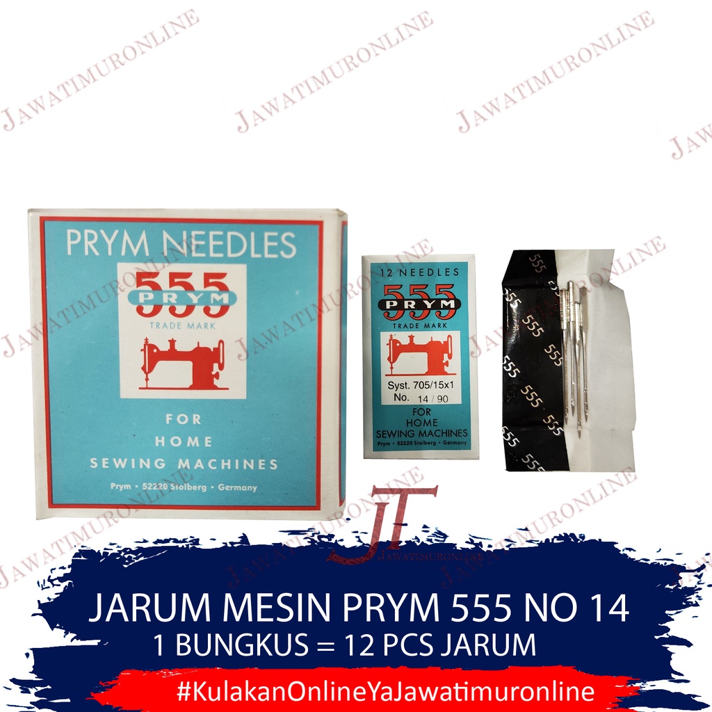Jarum Mesin Jahit 555 PRYM Germany - Jarum PRYM 555 Mirip Jarum Singer