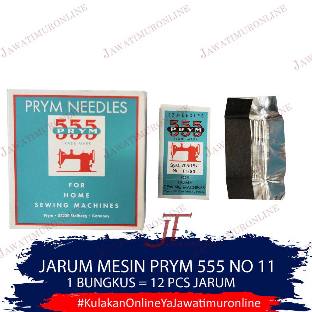 Jarum Mesin Jahit 555 PRYM Germany - Jarum PRYM 555 Mirip Jarum Singer