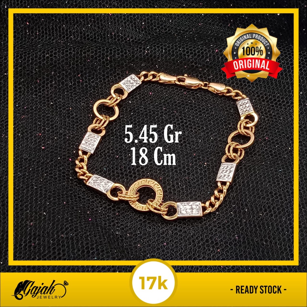 Gelang Emas 17K - 5.45 Gr Kadar 750 - 4558