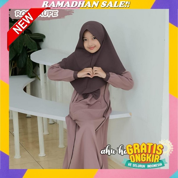 Gamis Anak Perempuan/Gamis Rompi/Pakaian Anak Perempuan Terbaru2023 Gamis Anak Tanggung Umur 12Th 14