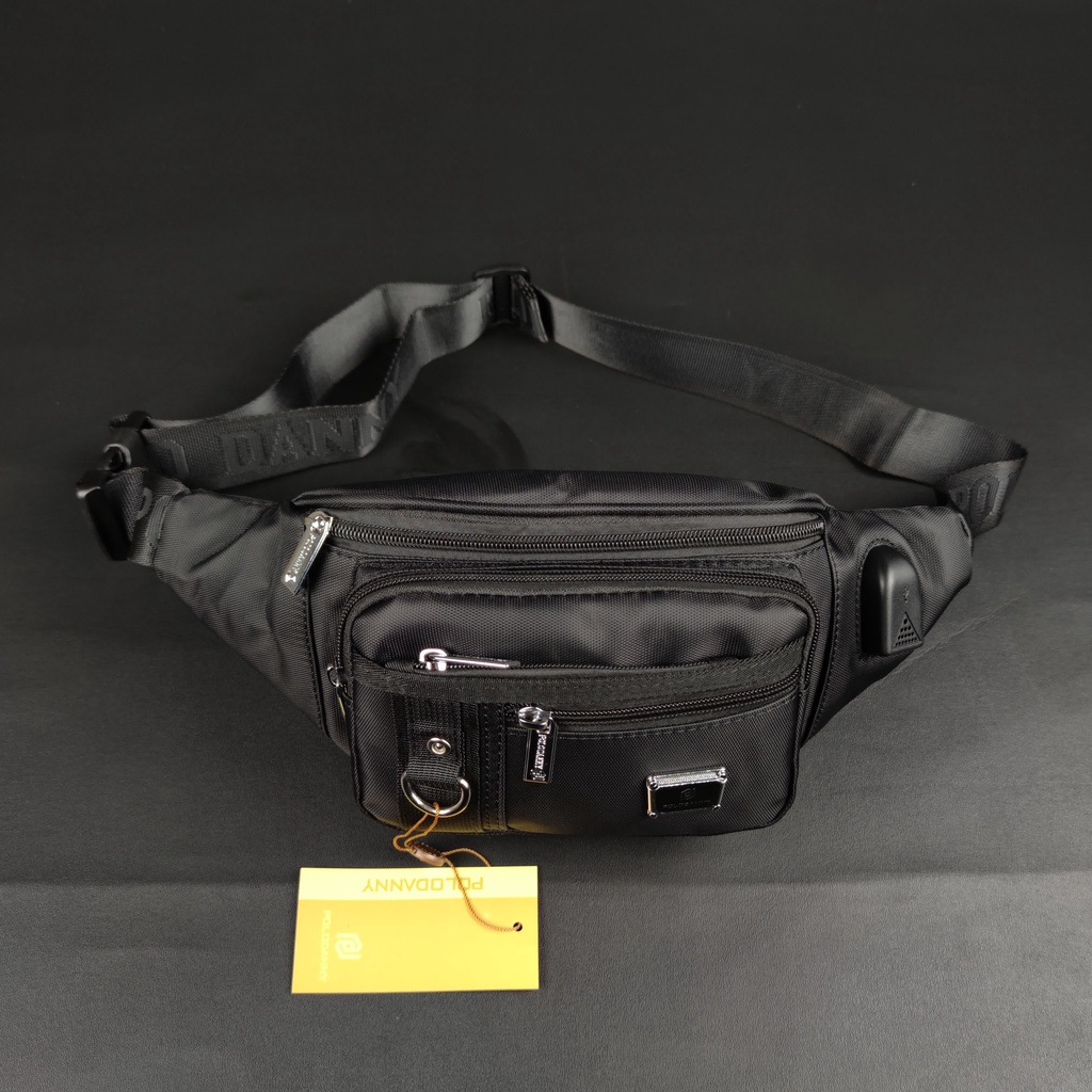 Polo Danny - Tas Pinggang Waistbag Nilon Premium Tas Pinggang Tas Selempang Bahu