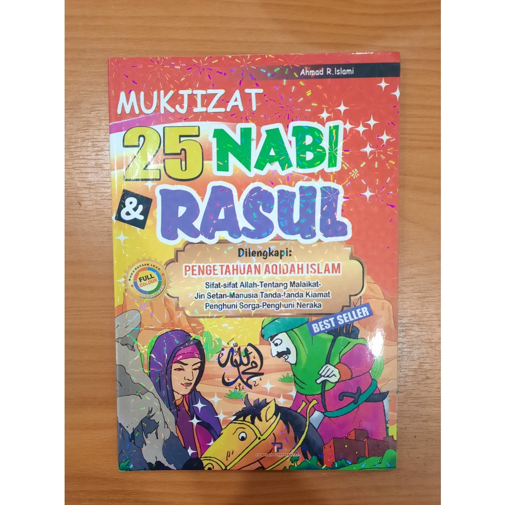 Buku Anak Mukjizat 25 Nabi Dan Rasul Best Seller Full Colour - TBS