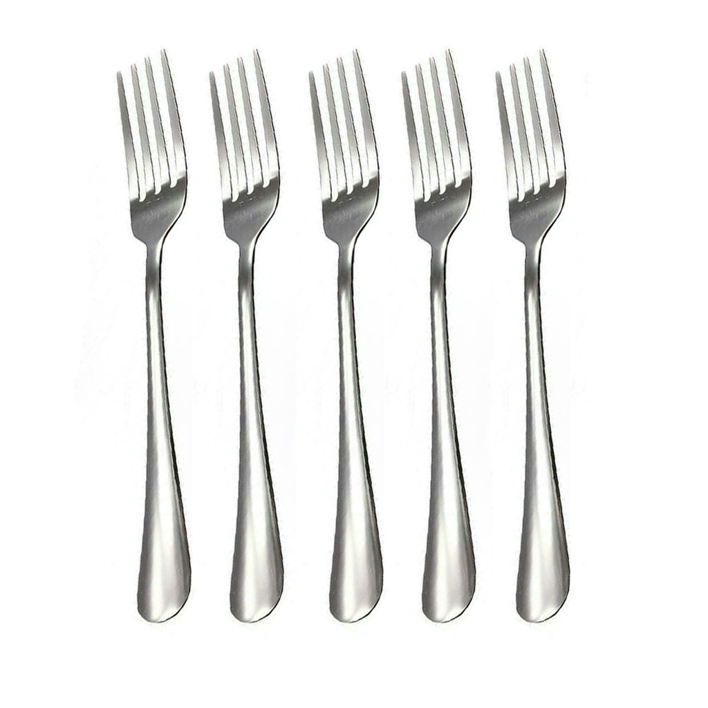 ☀INDOLAND☀ Alat Makan Stainless Steel Ukuran Kecil Sendok Dessert Sendok Teh Garpu Buah R674