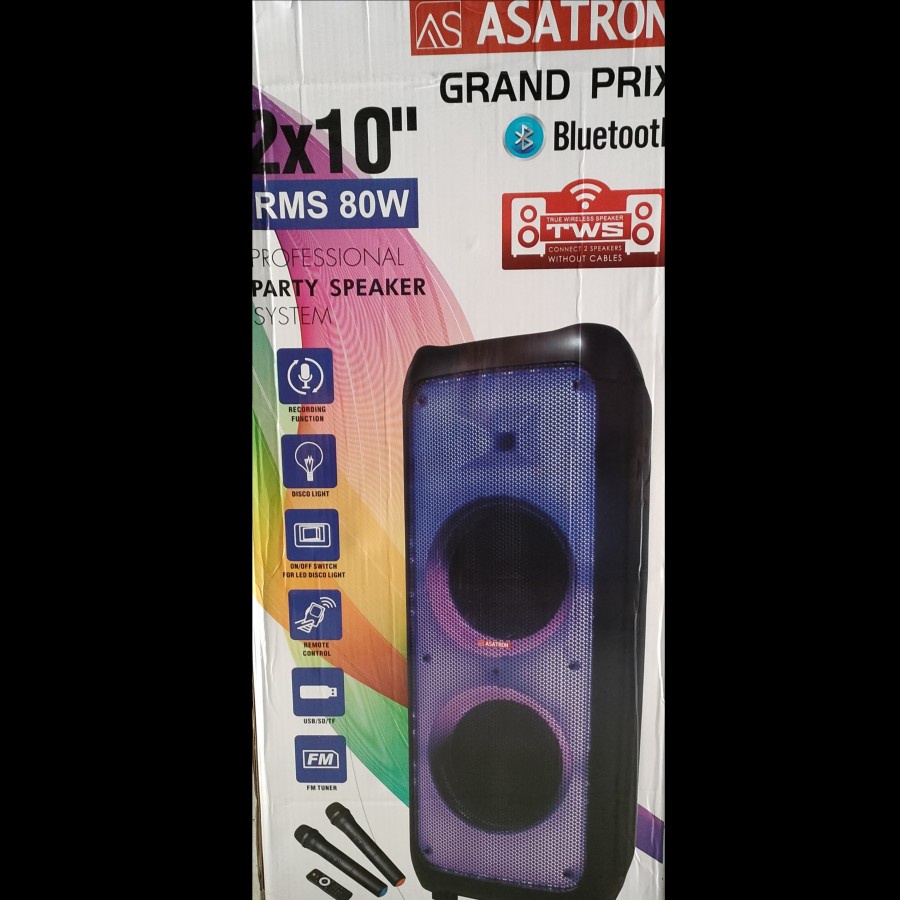 Speaker Portable Asatron Grand Prix 10"