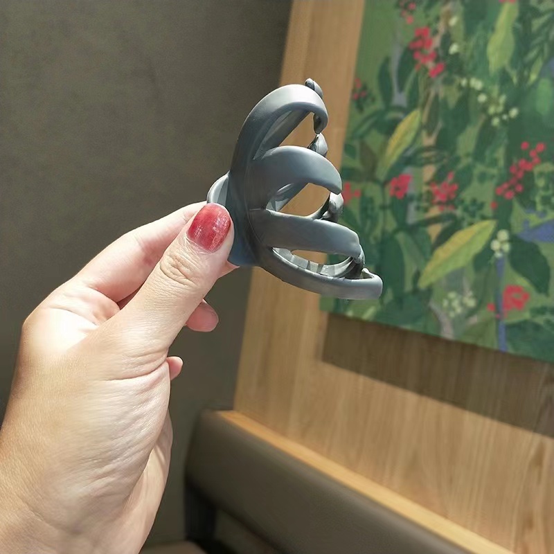 Jedai Doff 5cm Pilih Warna Jepit Rambut Matte Cakar 4 Jepit Ponytail Hair Claw Clips
