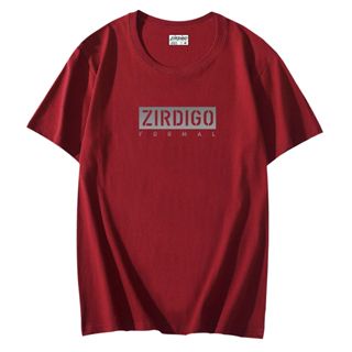 Zirdigo Baju Kaos Distro Zirdigo Formal Text Silver Lengan Pendek