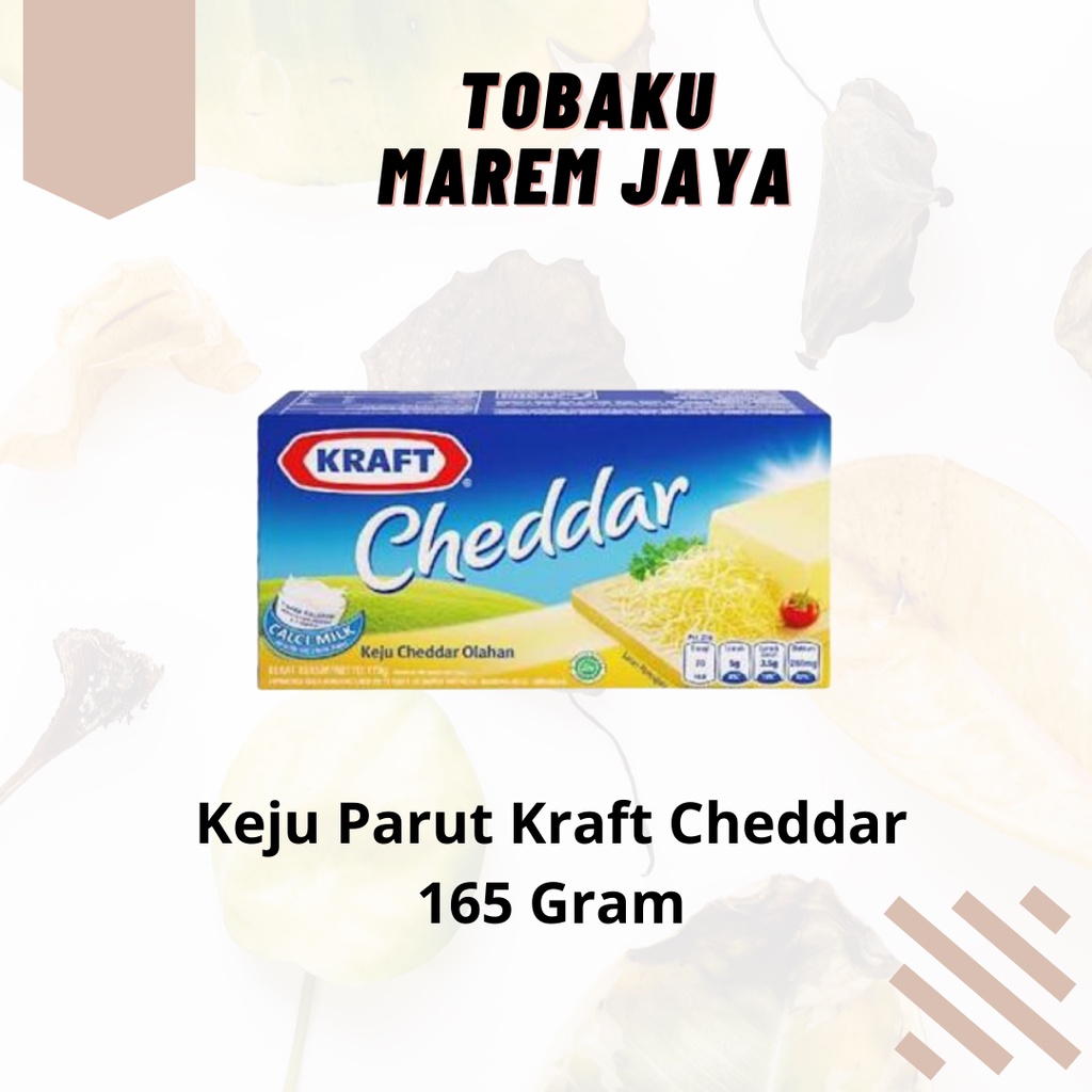 

Keju Parut Kraft Cheddar 165 Gram