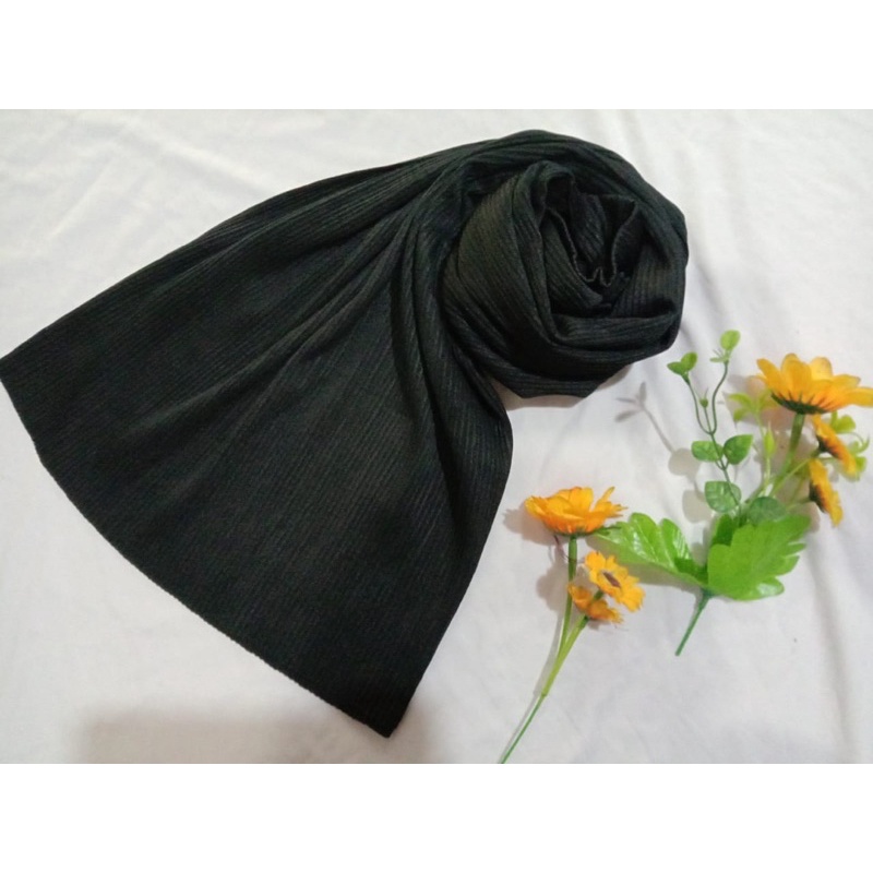 Pashmina Plisket/Pashmina Shawl PREMIUM (180cm x 75cm) Bisa bayar ditempat