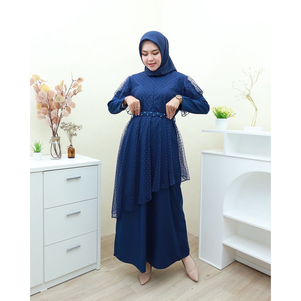 MONA Dress - Pakaian Wanita Terbaru by Hijab Mamah icis