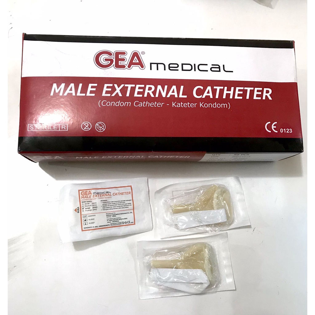 Kondom Kateter Pria laki - Gea Medical Male Catheter Condom (1 BOX)