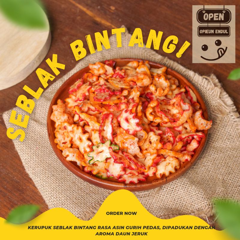 

kerupuk seblak bintang