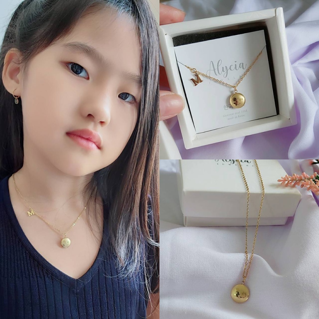 kalung anak alycia asli titanium