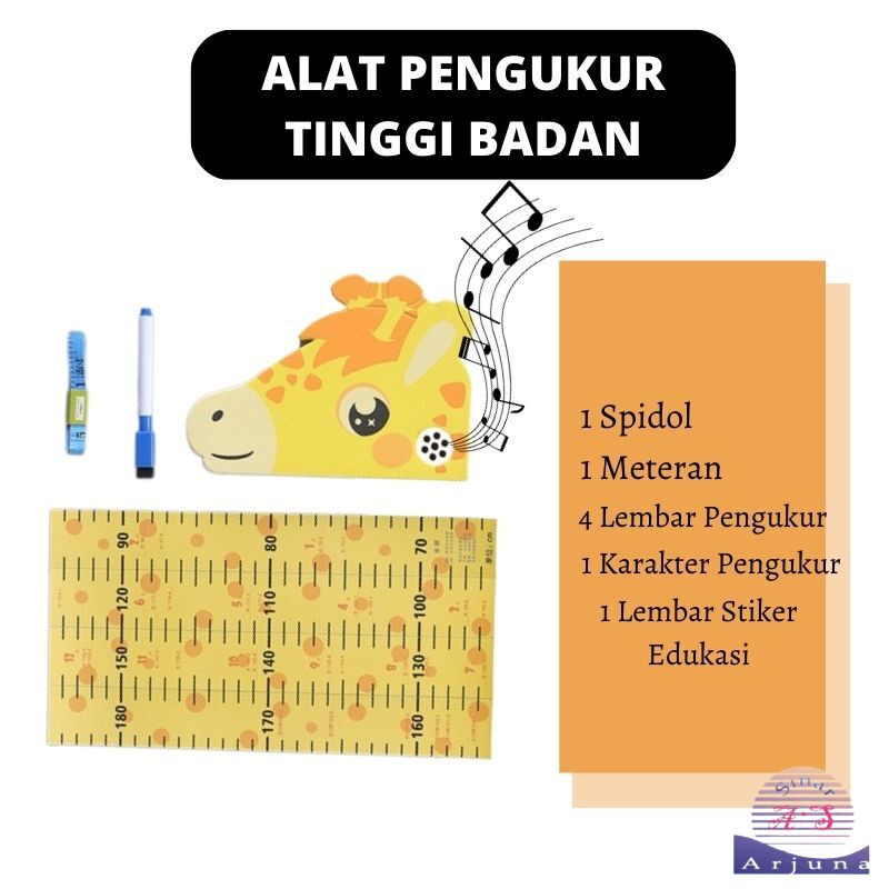 Alat Ukur Tinggi Badan Anak Lucu