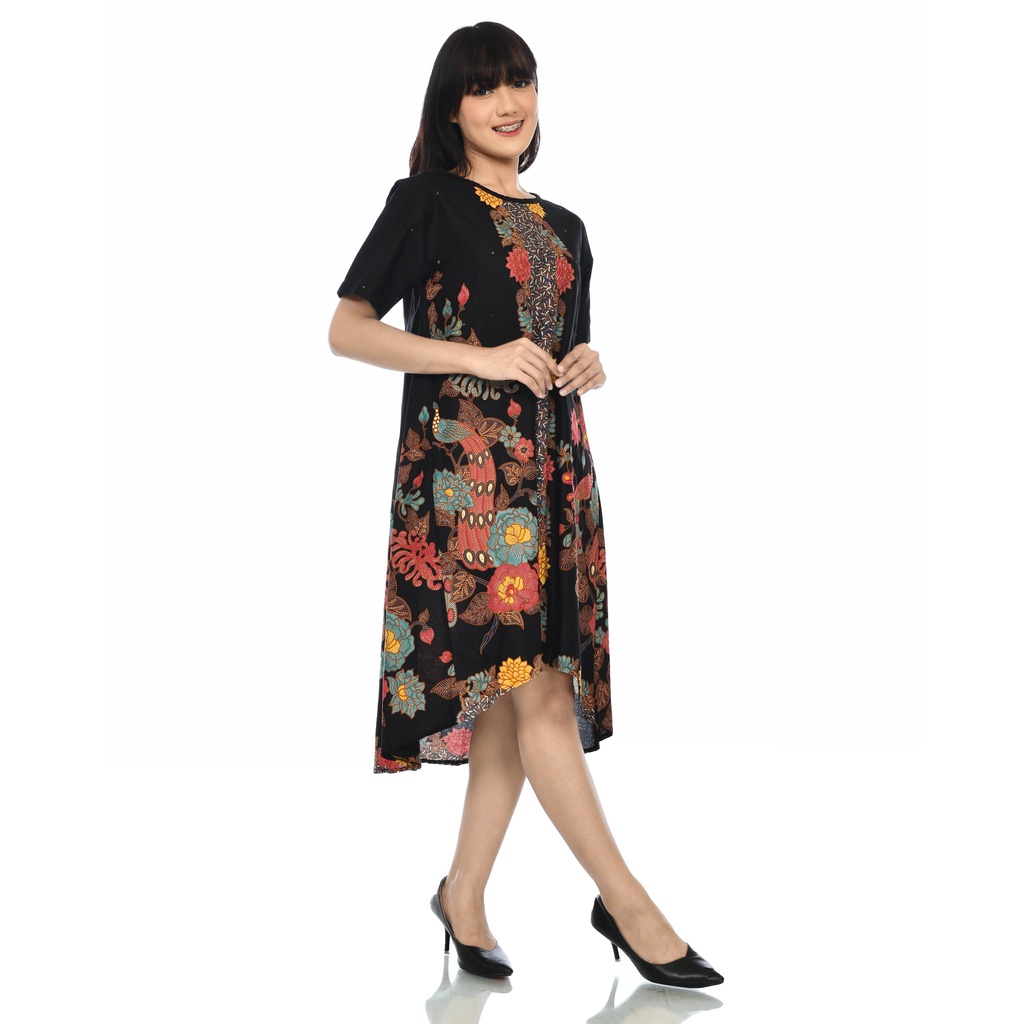 SALE Dress Batik - Putri Jelita  - Dress Batik Lengan Pendek Duyung 143