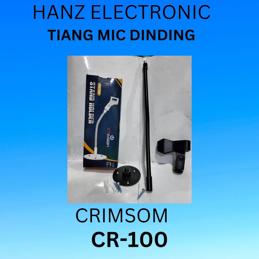 HANZ ELEKTRONIK T011 STAND MIC TEMBOK CRIMSON CR100 STAND MIC DIMDING CRIMSON CR 100 BRACKET