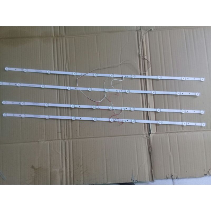 BL - 1set Lampu backlight original tv led akari  le 43P88