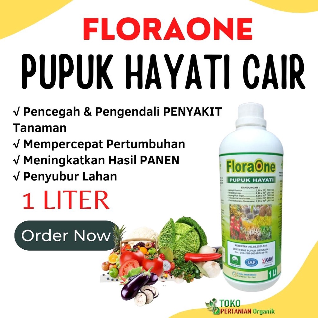 Pupuk Hayati Penyakit Busuk Pangkal Batang Pada Tanaman Kelapa Sawit , Fungisida FLoraone