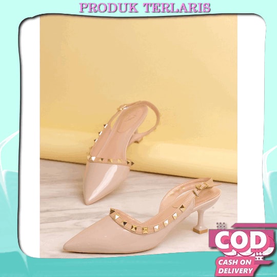 High Heels Wanita Import Pesta Korea Terbaru Wisuda Hils Cewek Kekinian Import 3Cm 7Cm Haihil Kaca H
