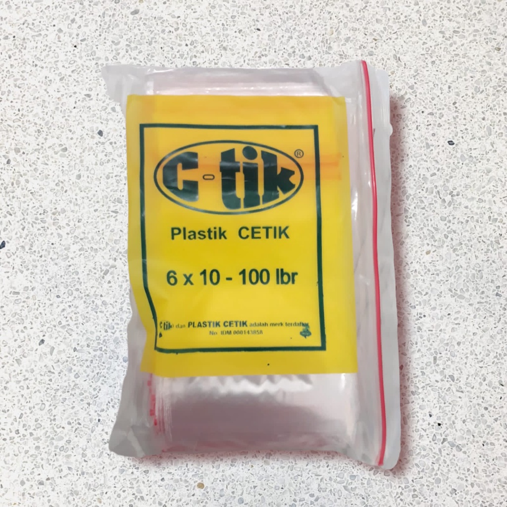 Kantong Plastik Ziplock// Plastik Klip Obat atau Makanan atau Baju