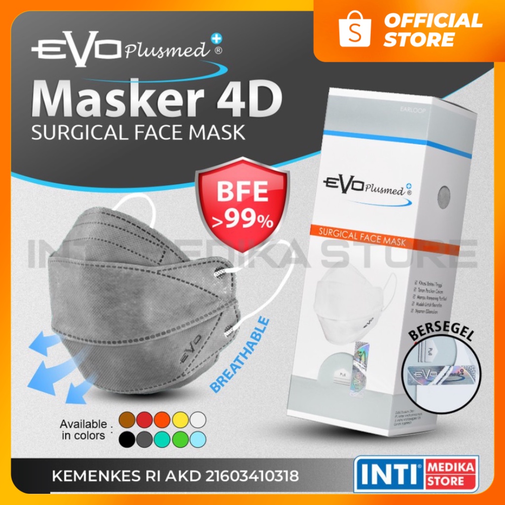 EVOMED - Masker Evo Plusmed | Masker Medis | Masker Evomed Plus