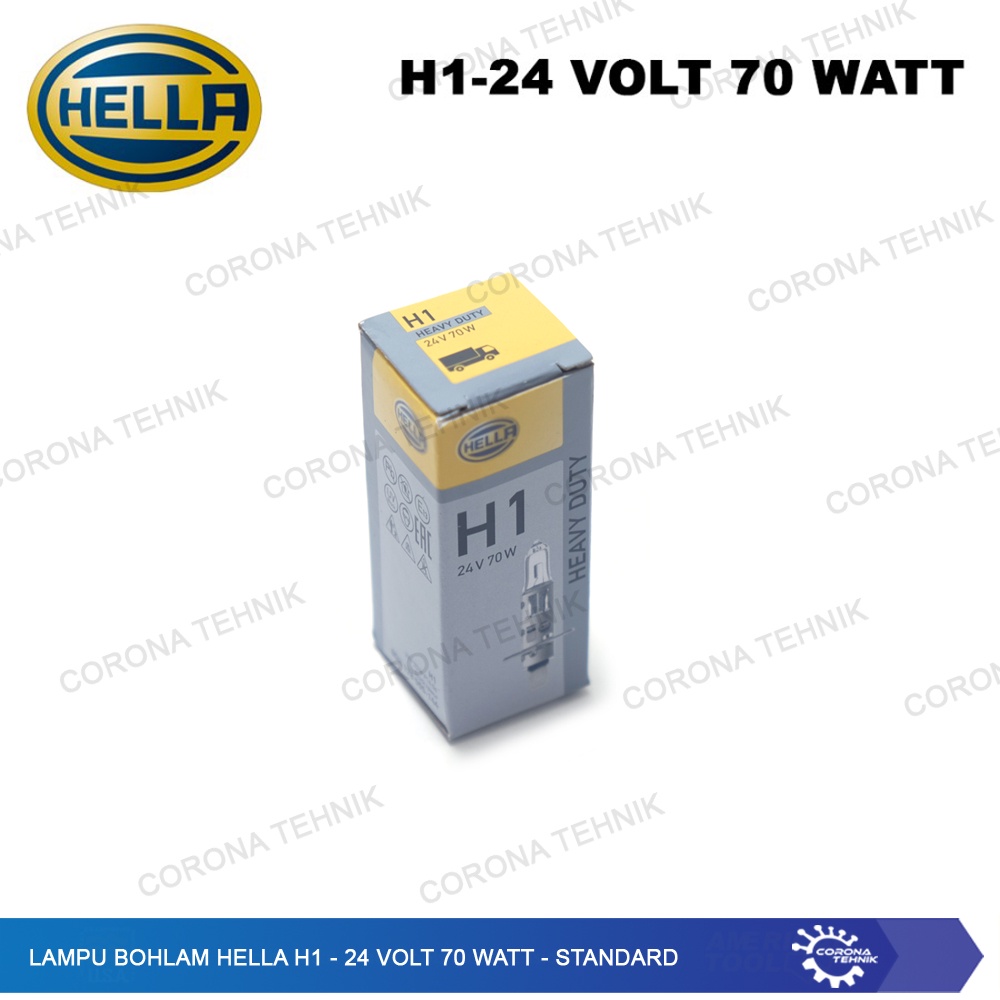 H1 - 24 Volt 70 Watt - Standard Lampu Bohlam Hella