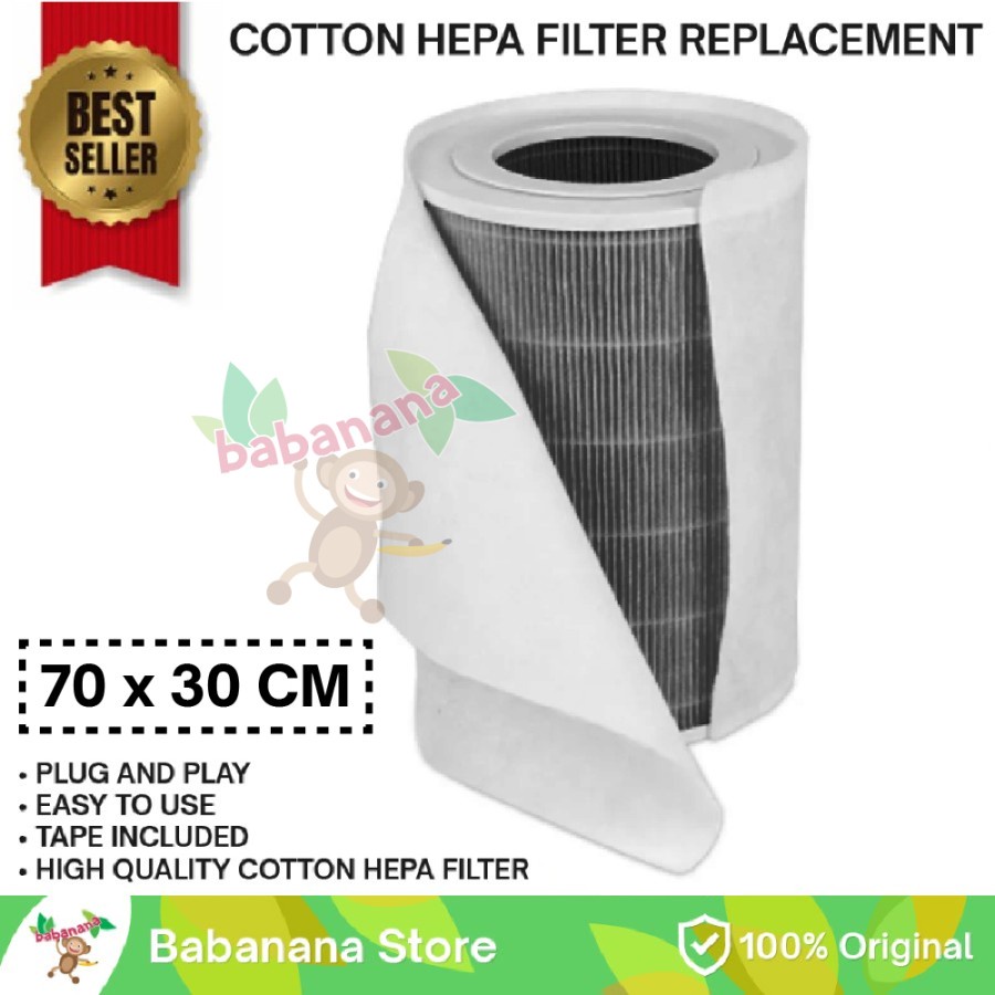 Electrostatic Cotton Antidust Filter HEPA Replacement Air Purifier