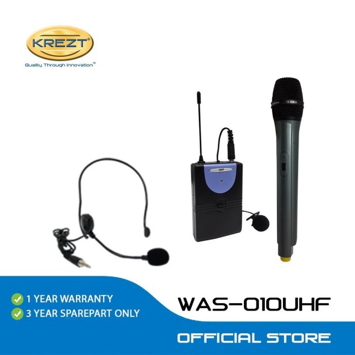 PORTABLE WIRELESS PA AMPLIFIER KREZT WAS-010 UHF | PORTABLE SPEAKER