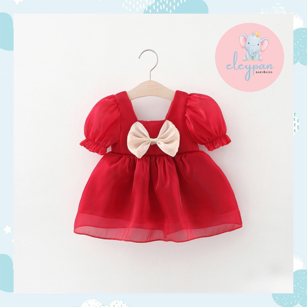 Dress Anak Perempuan Import / Dress Pesta Anak Cewek Gaun Merah Cewek