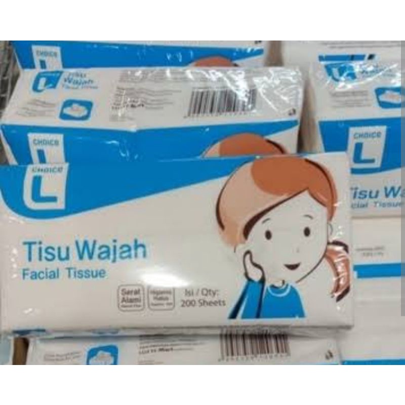 Tisu Wajah Choice L SoftPack 200S