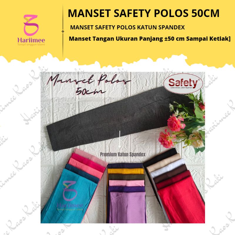 [ COD BISA] Manset Tangan Panjang 50 cm Wanita / Deker Tangan Pria Bahan Kaos Adem dan Nyaman