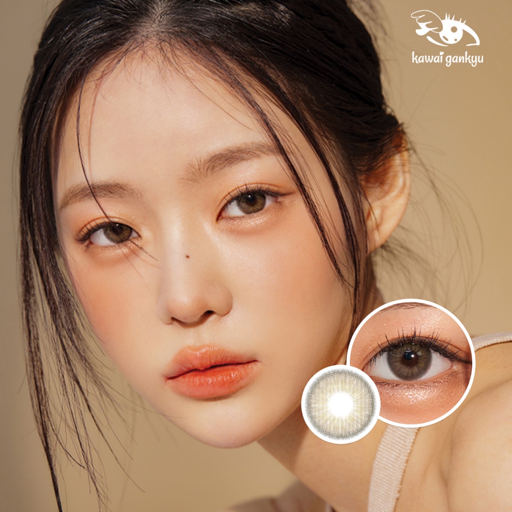 KawaiGankyu Softlens - Clearie Secret Brown (1botol)