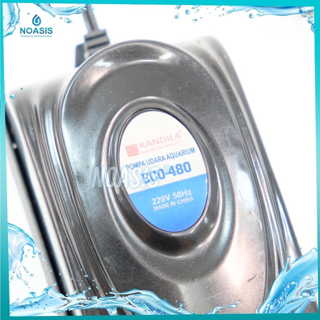 NOASIS AERATOR MESIN UDARA 2 LUBANG KANDILA KD - 480 KD 480 AQUARIUM