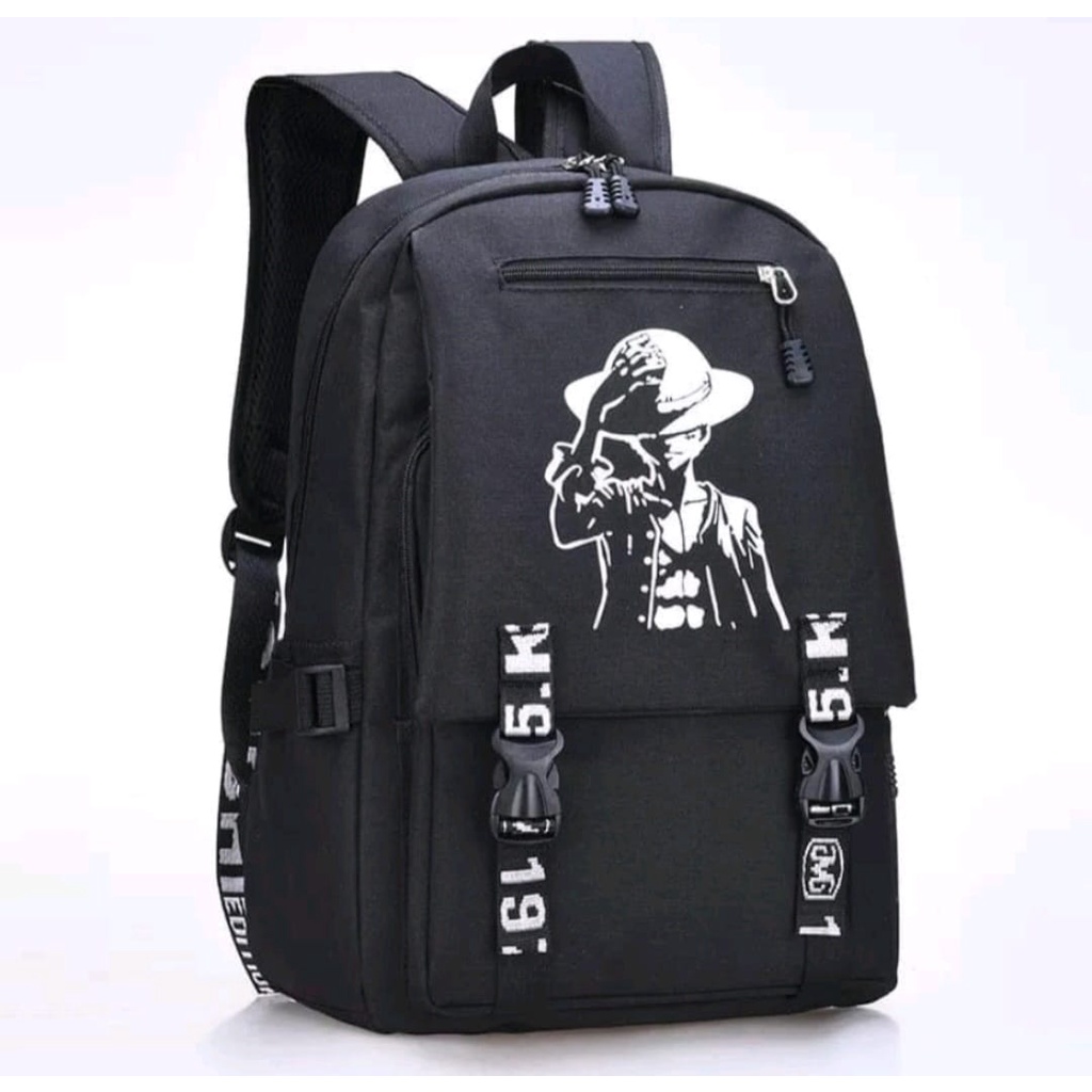 ST99 - Bisa COD - Tas Sekolah Karakter ONEPIECE - Tas Ransel Kapasitas Besar - Tas Ransel Muat Laptop