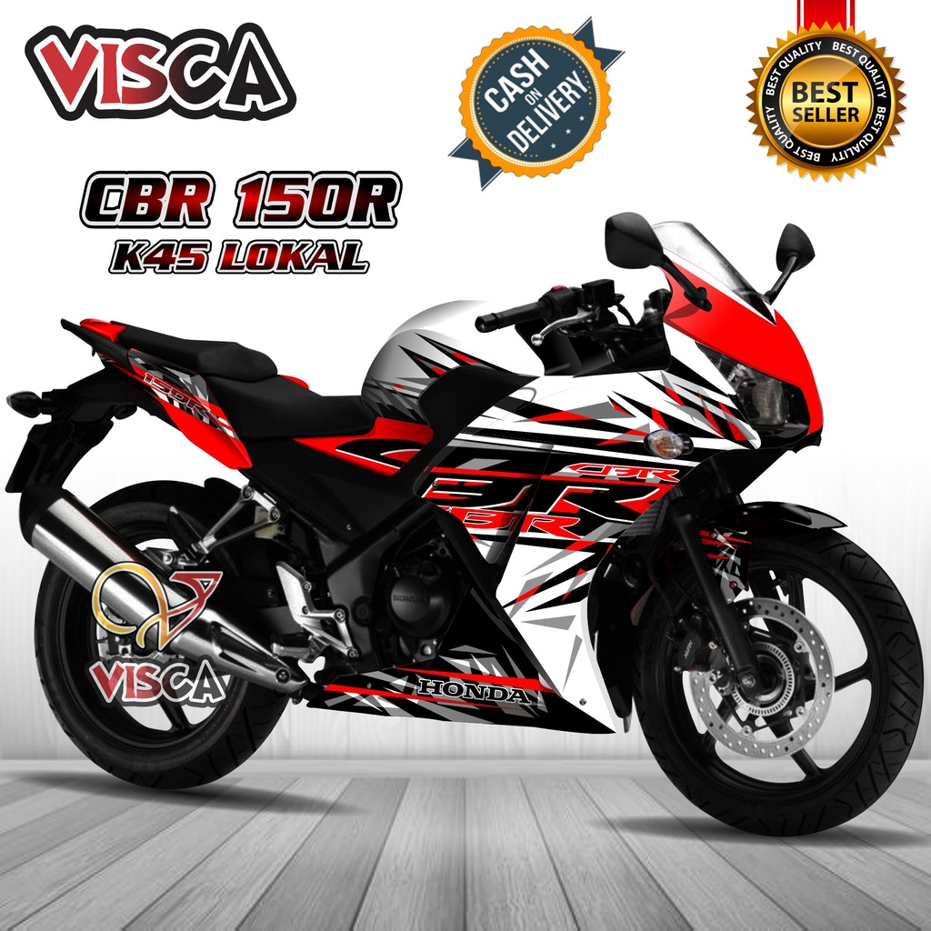 Decal Cbr 150r K45 Lokal Stiker Cbr 150r K45 Lokal Striping Cbr K45 Lokal Stiker Cbr 150r Full Body 