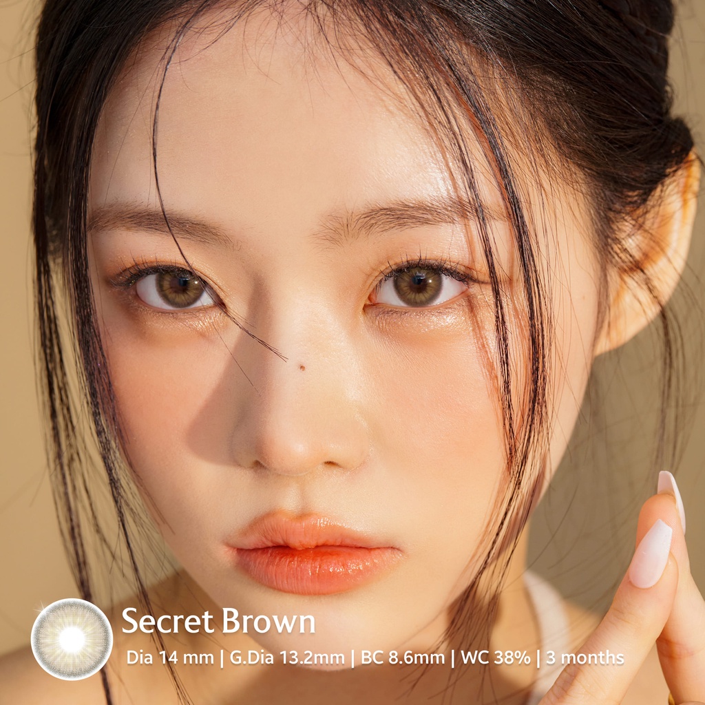 KawaiGankyu Softlens - Clearie Secret Brown (1botol)