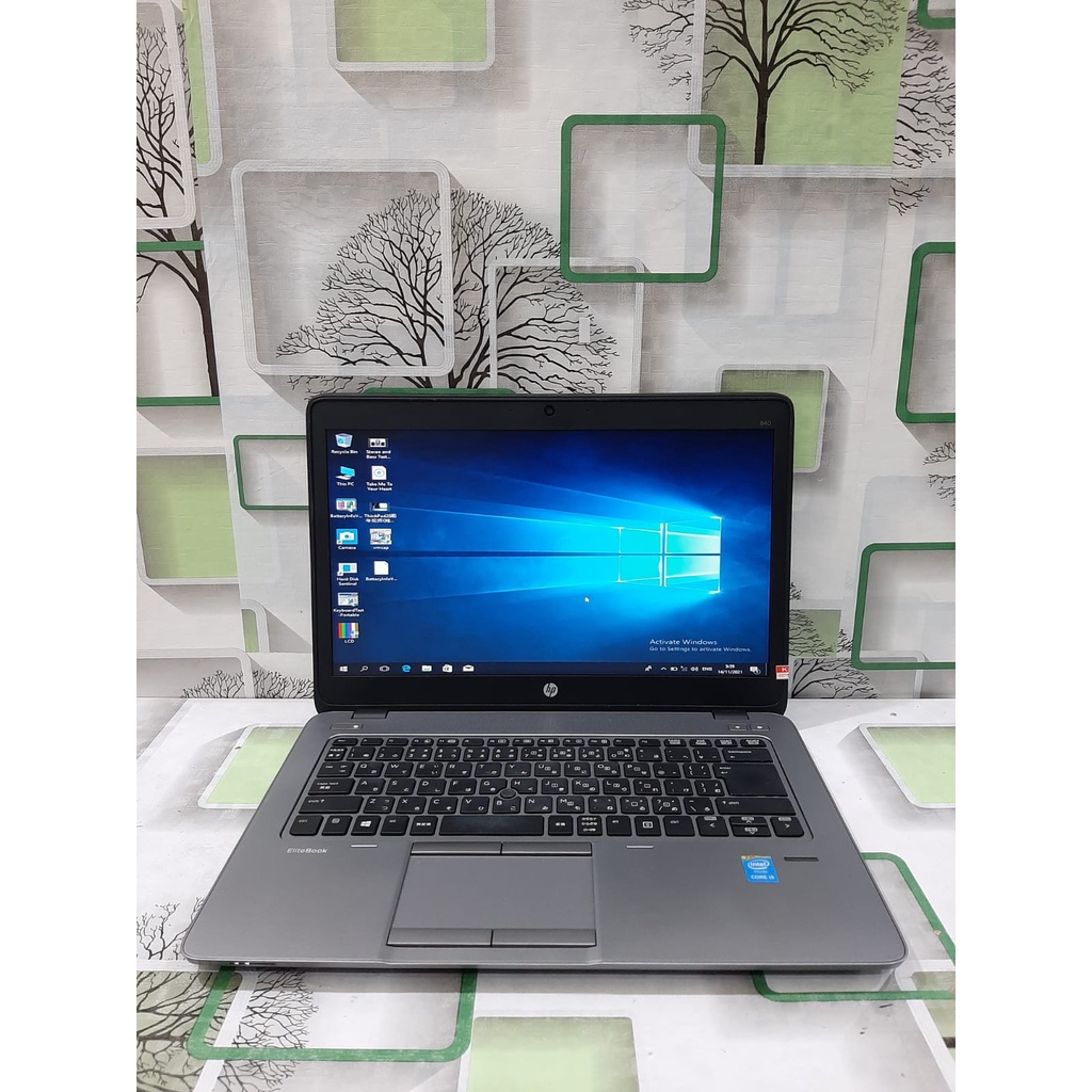 LAPTOP HP ELITEBOOK 840 G2 CORE I5 GEN5 RAM 8GB HDD 500GB BERGARANSI