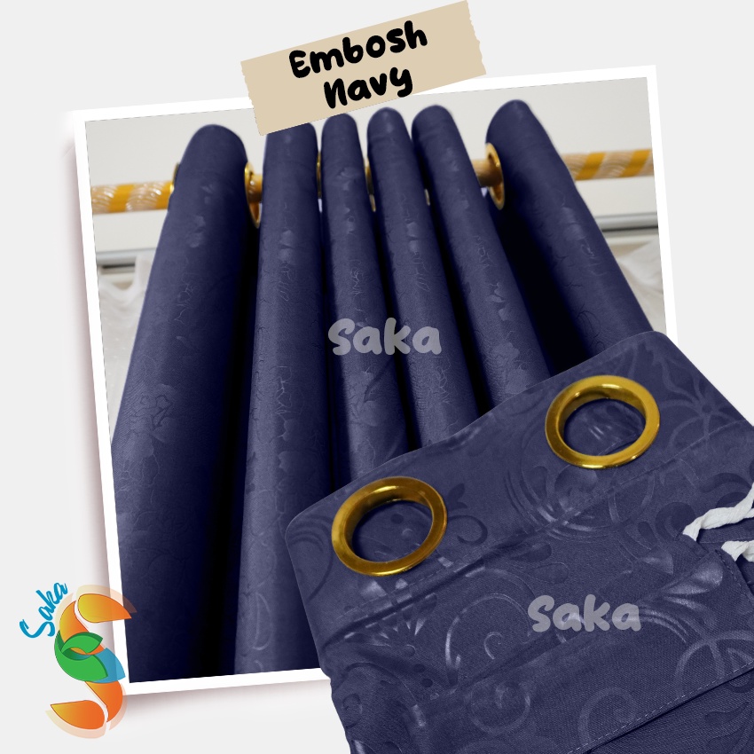 GORDEN POLOS EMBOS PINTU JENDELA MODEL SMOKERING 12 LUBANG WARNA SAGE  ABU MAROON GREY NAVY LILLAC ARMY  WHITE