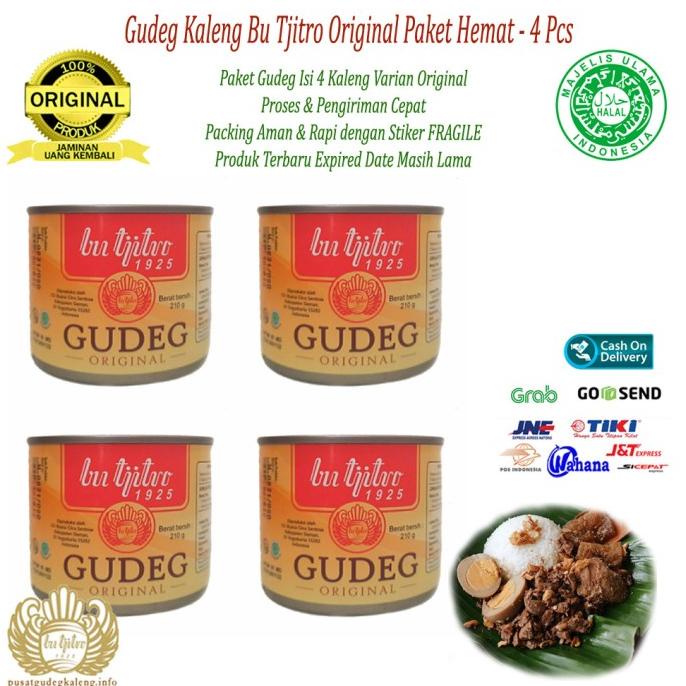 

Gudeg Kaleng Bu Tjitro Paket Hemat termurah