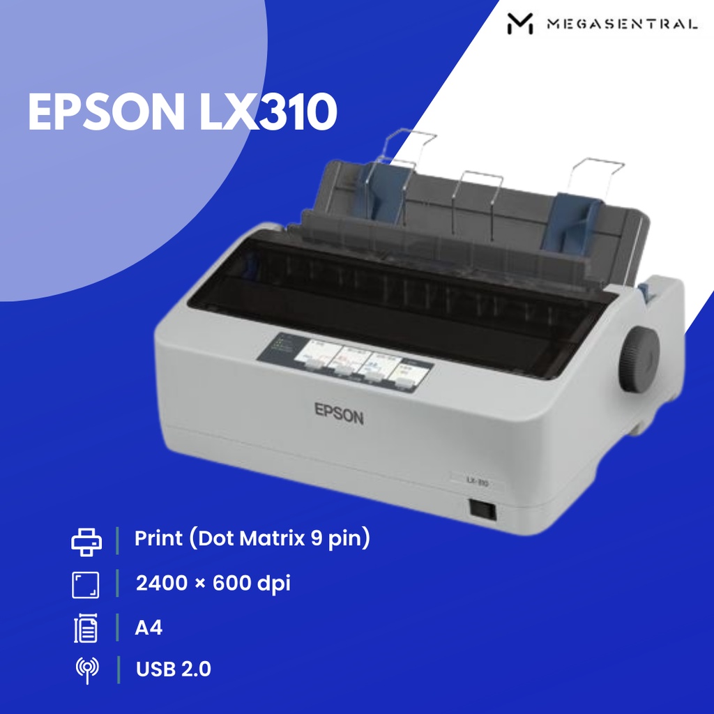 Printer Epson LX310 Dot Matrix Epson LX-310 Garansi Resmi