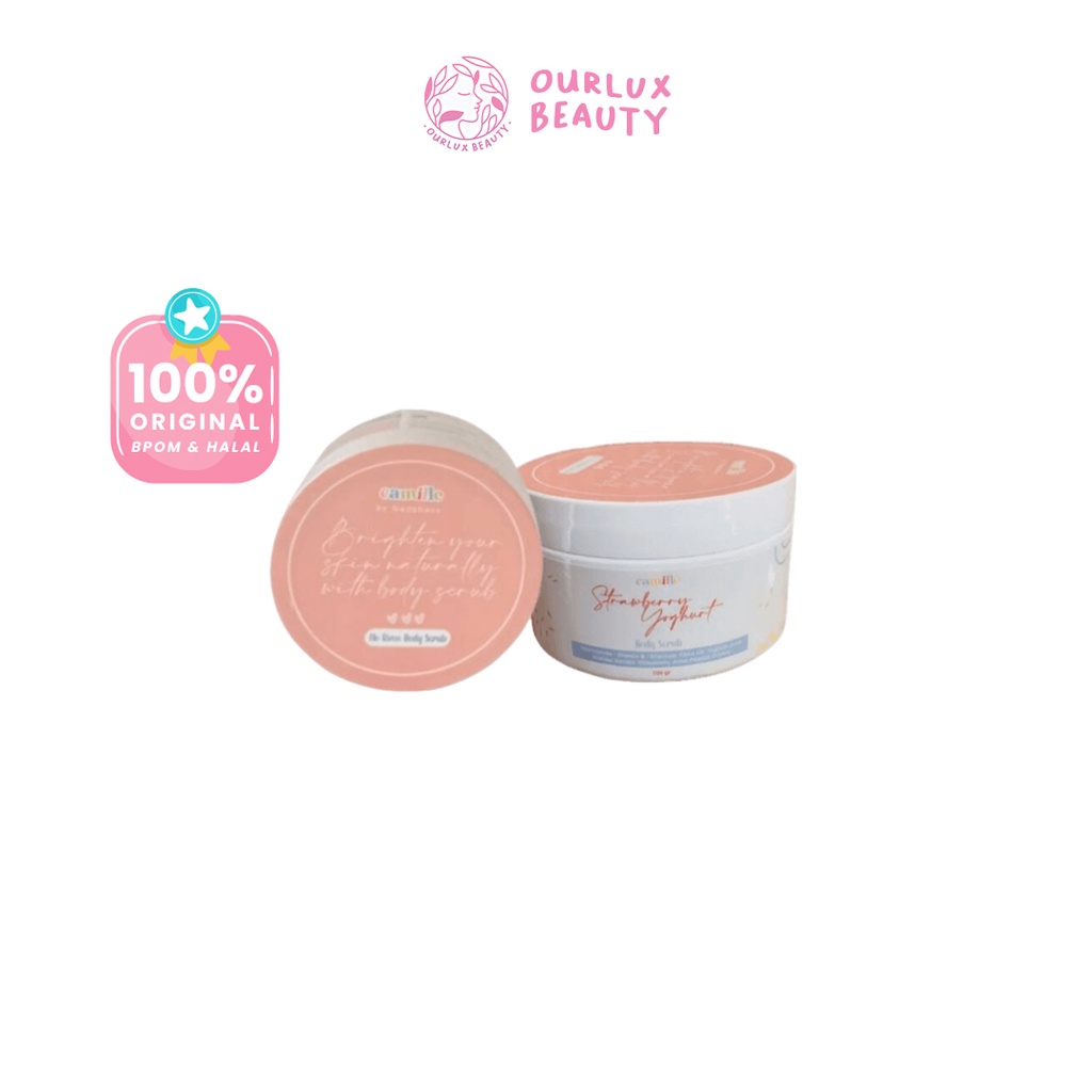 Strawberry Yoghurt Body Scrub Camille Beauty