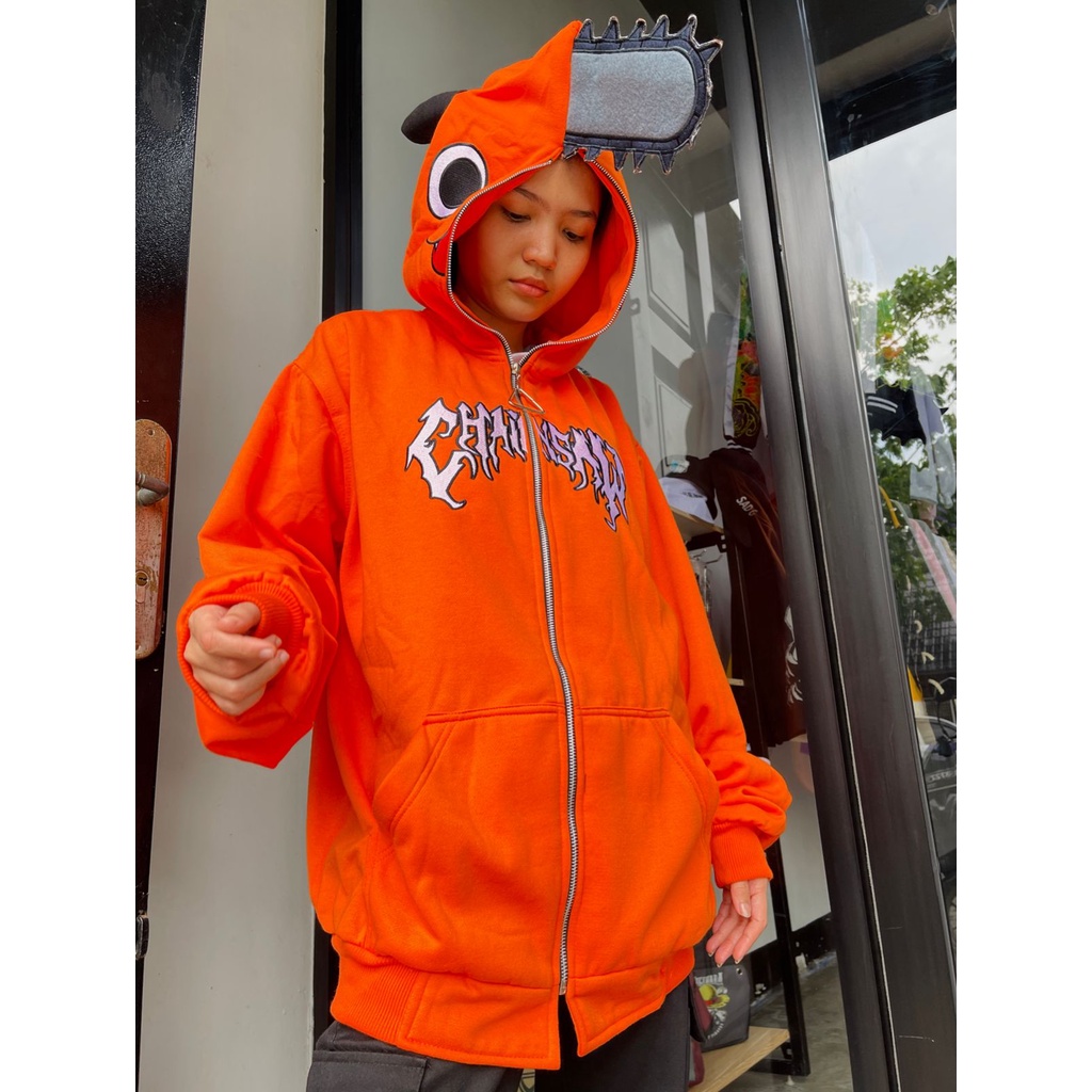 Jaket Pochita Chainsaw Man Cosplay Anime Manga Premium Unisex